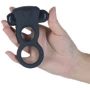 Двойное эрекционное кольцо с вибрацией LUX Active -Triad - Vibrating Dual Cock Ring, пульт ДУ