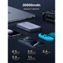 Внешний аккумулятор Ugreen Power Bank 20000mAh PB720 Two-way FC 100W Gray (25188): Тип батареи Литий-полимерные