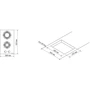 Варочная поверхность Pyramida PFG 322 WH: Размеры для встраивания 27х48 см