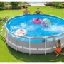 Бассейн Intex каркасный 427-107 см (26722) (12706 л, фильтр-насос, лестница, подстилка, тент) фото 2