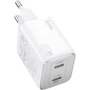 Зарядное устройство Hoco Wall Charger N42 Elogiado 2xUSB-C 45W White