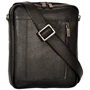 Мужская сумка планшет Borsa Leather черная (104521-black)