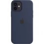 Чехол для iPhone Apple Silicone Case with MagSafe Deep Navy (MHL43) for iPhone 12/iPhone 12 Pro: Тип чехла накладка на заднюю часть