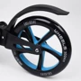 Самокат двоколісний Best Scooter з PU колесами і 2 амортизаторами Black / Blue (100073): Максимальне допустиме навантаження, кг 100