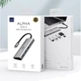 Адаптер WIWU Adapter Alpha 532ST USB-C to USB-C+3xUSB3.0+SD Grey: Дополнительные разъемы USB OTG, SD+TF Card