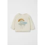 Реглан H&M 7133831 74 см бежевый