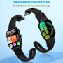 Смарт-часы Dotn Smart Watch P66 Black: Материал ремешка Силикон