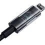 Кабель Baseus Cable USB-C to Lightning Gem Fast-Charging 20W 1m Black (P10373001111-00): Довжина 1 м