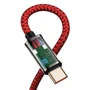 Кабель Baseus Cable USB-C to USB-C Legend Elbow 100W 1m Red (CACS000609): Довжина 1 м