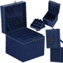 Скринька для прикрас (футляр для біжутерії) Springos 12x12x12 см HA1089 фото 18