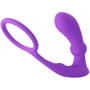 Вибромассажер простаты с эрекционным кольцои и пультом ДУ LYBAILE Pretty Love Warren Purple (BI-040162W-1)