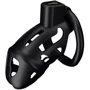 Клетка для пениса LOCKINK SEVANDA Plastic Penis Chastity Cage, черная, 3 кольца разных размеров