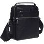 Мужская сумка через плечо Keizer черная (K16013-black): Материал Натуральная кожа