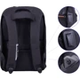 Чоловічий рюкзак Bagland Advantage чорний (77392178): Фактура Тканая