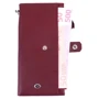 Жіночий гаманець ST Leather Accessories бордовий (NST420-dark-red): Матеріал Натуральна шкіра