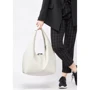 Женская сумка хобо Sambag HOBO L серый шёлк (53300030): Стиль Повседневный (Casual)