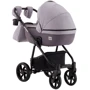 Коляска 2 в 1 Adamex Hybryd Plus BR228 серый - сиреневая кожа (выдавленная точка) (623682): Возможность установки люльки есть