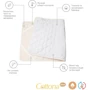 Наматрасник Sonex Cottona Junior хлопчатобумажный детский 60x120 см белый-бежевый (SO102127): Эффект Антибактериальный, Антиаллергенный
