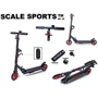 Самокат двоколісний Scale Sports SS-14 Чорний Led-Ліхтарик (236043674): Кількість коліс 2