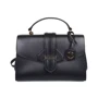 Жіноча каркасна сумка Michael Kors Bleecker MD чорна (30F9G0BS2L001)