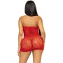 Мини-платье со стразами Leg Avenue OS Red
