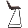 Стул барный AMF Custer gunmetal, cowboy Dark Gray/Light Gray (521988): Материал каркаса металл, искусственная кожа