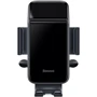 Держатель Baseus Car Holder Wireless Charger Solar Power Electric 15W Black (SUZG000001)