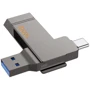 USB-флешка Hoco 64GB UD15 Clever Dual USB 3.2/Type-C Gray