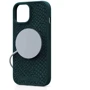 Чехол для iPhone Njord Salmon Leather MagSafe Case Dark Green (NA54SL02) for iPhone 15 Pro Max: Цвет зеленый