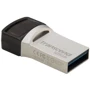 USB-флешка Transcend 128GB JetFlash 890 USB 3.1/Type-C Silver (TS128GJF890S): Максимальная скорость чтения, МБ/с 90