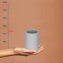 Стакан для зубных щеток KELA Sana светло-серый 11.5х8 см (23954)
