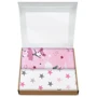 Набор пеленок Cosas Ballerina Stars Grey Rose бязь (4822052061282)