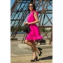 Платье FLFashion Авиньон ЗПА 1154 42 розовое повседневное до середины бедра