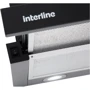 Вытяжка Interline SLIM BL A/60/2/T: Материал корпуса нержавеющая cталь