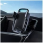 Держатель Baseus Car Holder Air Vent Wireless Charger Milky Way 15W Black (WXHW02-01) фото 5