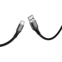 Кабель T-PHOX USB Cable to USB-C Jagger 1m Black (T-C814 black): Довжина 1 м