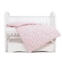 Сменная постель Twins Romantic Spring collection Flower Power, розовый/пудра (3 эл) (3024-RS-25)