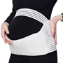 Бандаж для беременных эластичный пояс на липучках UFT Bandage 1 M White (UFTbandage1Mw)