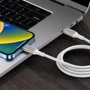 Кабель Proove Cable USB-C to Lightning Flex Metal 27W 1m White (CCFM27002102): Тип USB-C - Lightning