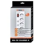 Сетевой фильтр REAL-EL RS-5F CHARGE 4, 3m, white (EL122300015): Количество розеток, шт 5