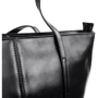 Женская сумка шоппер Vito Torelli черная (VT-55-259-black): Материал Натуральная кожа