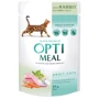 Влажный корм Optimeal Adult Cats Rabbit in Carrot jelly для кошек с кроликом в морковном желе 12х85 г (4820215365840)