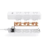 Удлинитель KingMi Power Strip (3 розетки без USB), White фото 4