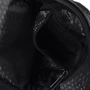 Чоловіча сумка-слінг Borsa Leather чорна (1t1022m-black): Фактура матова, Зерниста