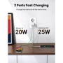 Зарядное устройство Ugreen Wall Charger 2xUSB-C CD294 45W White (15327): Тип сетевое