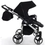 Универсальная коляска для двойни 2 в 1 Junama Diamond S-line Duo 04: Ширина шасси 94 см