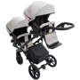 Коляска универсальная для двойни 2 в 1 Bair Kiwi DUO ECO BKD-32/33 бежевый / капучино (681042) фото 7