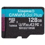 Карта памяти Kingston 128GB microSDXC class 10 UHS-I U3 A2 Canvas Go Plus (SDCG3/128GBSP)