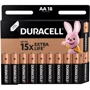 Щелочные батарейки Duracell AA MN1500 LR06 18 шт (5000394107519 / 5006192)