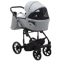 Коляска 2 в 1 Adamex Porto Light ECO Шкіра 100% SA-3 Світло-сірий (625714): Ширина шасі 57 см